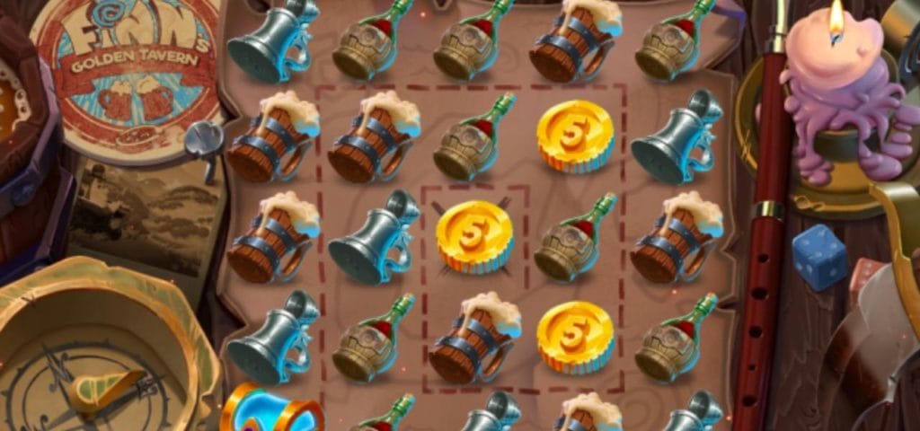 screenshot from online casino game Finn’s Golden Tavern created by NetEnt