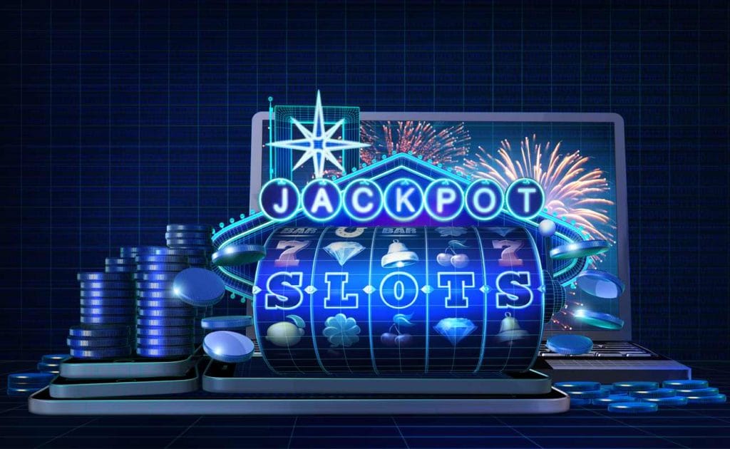 Gambling concept image for slots games with progressive jackpots feature