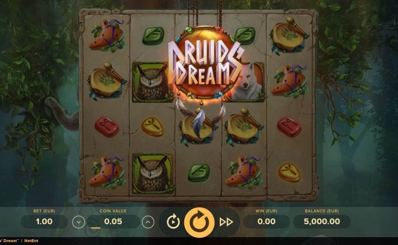 Online slots casino game Druids Dream by NetEnt