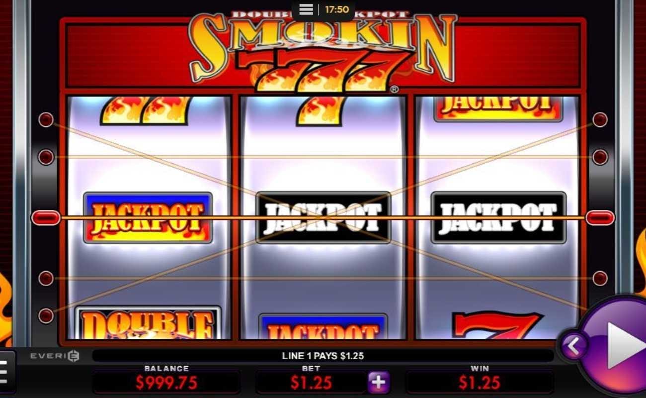 Smokin’ 777 online casino slots game