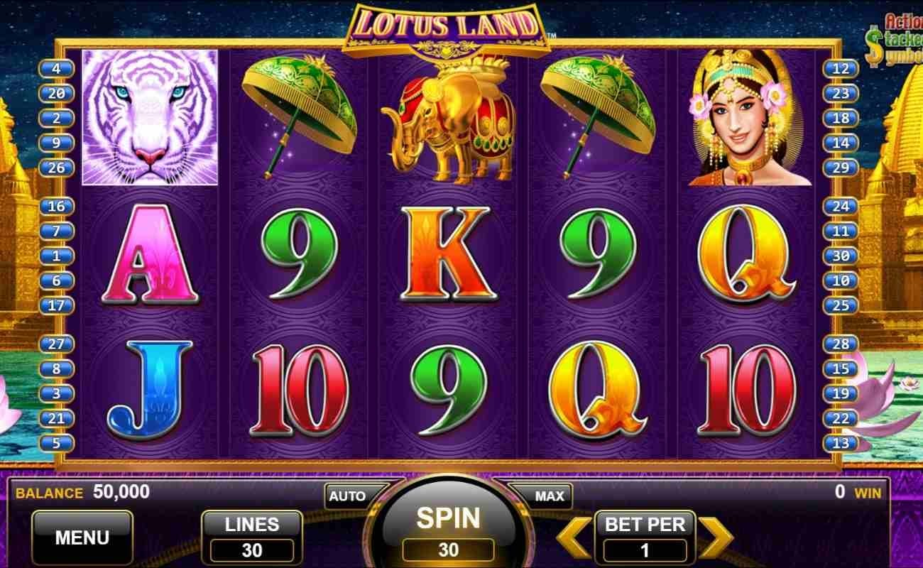 Lotus Land by Konami online slot casino game