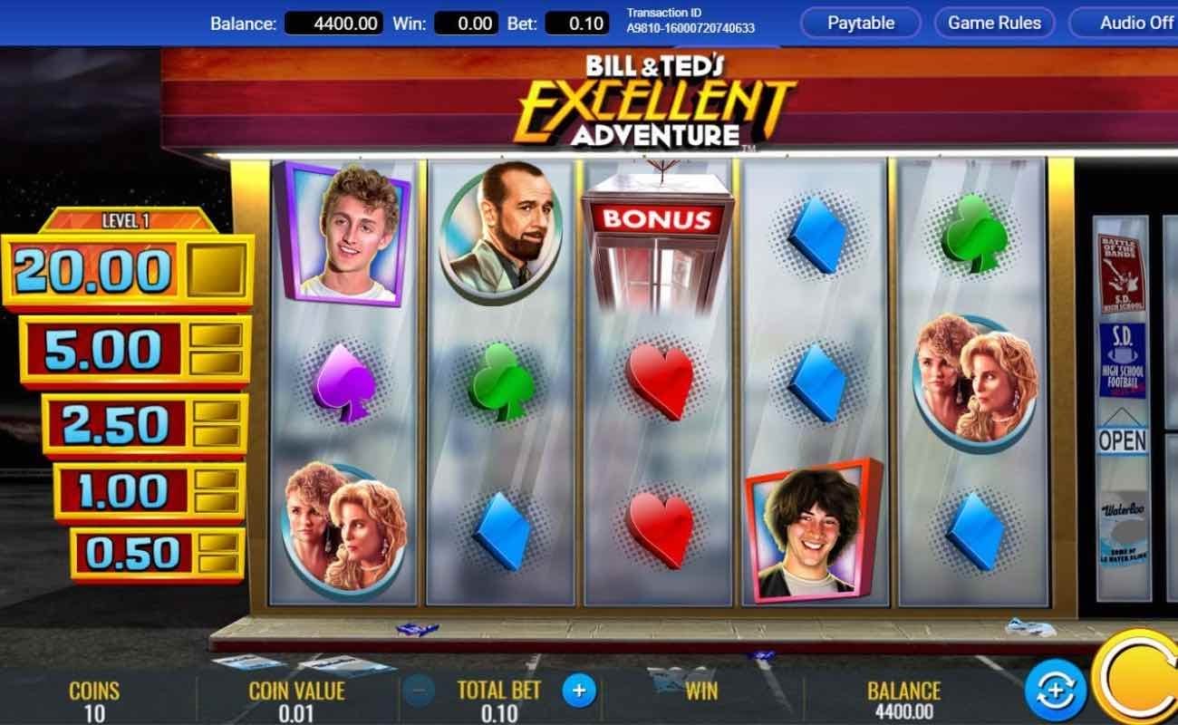 Bill and Ted’s Excellent Adventure by IGT online slot casino game