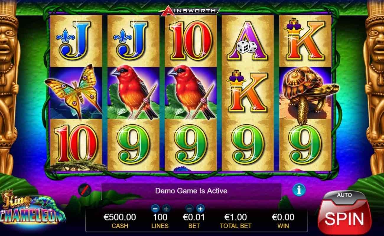King Chameleon by Ainsworth online slot casino game