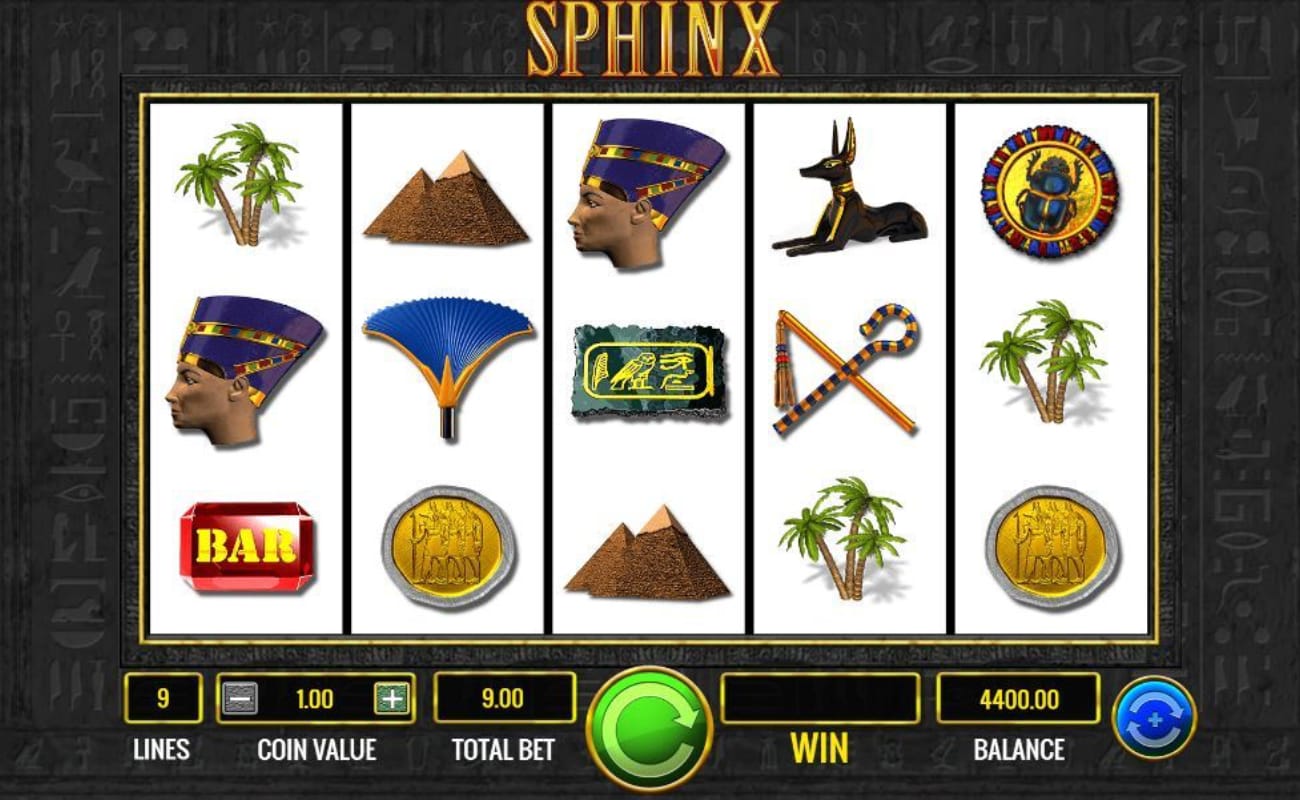 Sphinx online slot casino game by IGT