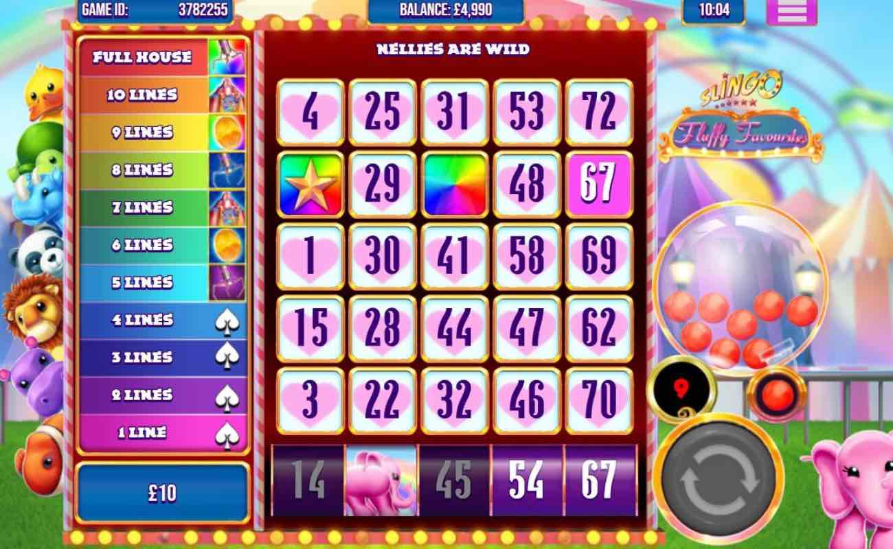 Slingo Fluffy Favourites online slot casino game