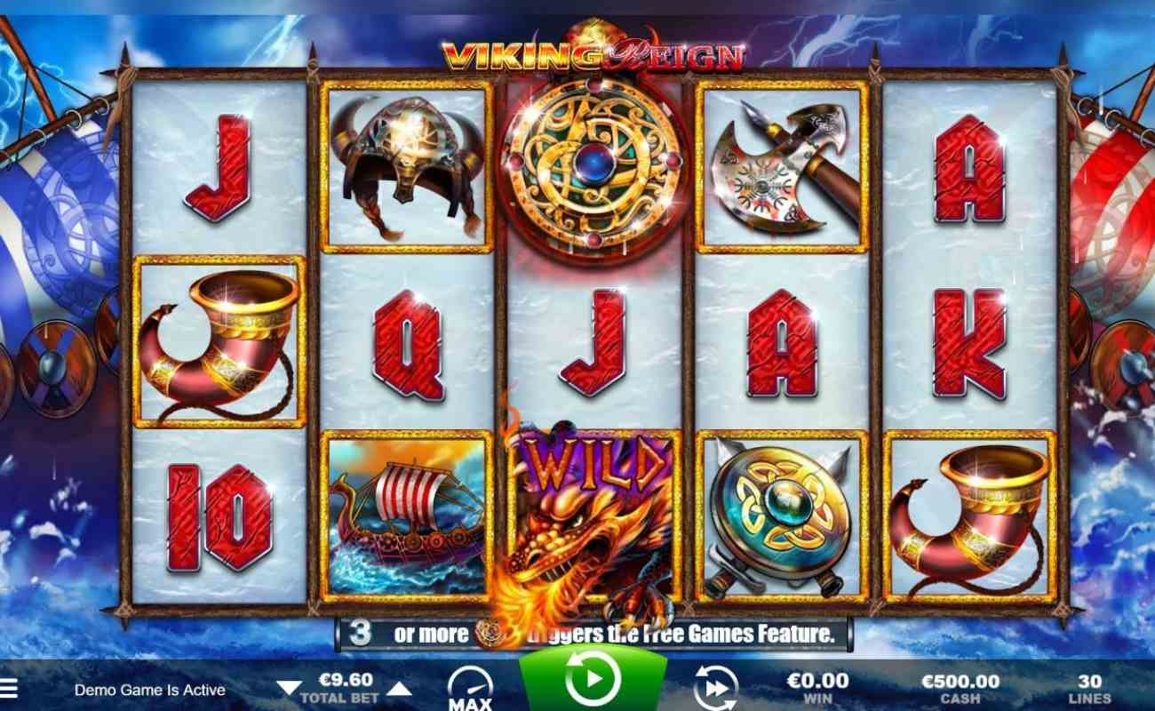 Viking Reign online slot casino game by Ainsworth
