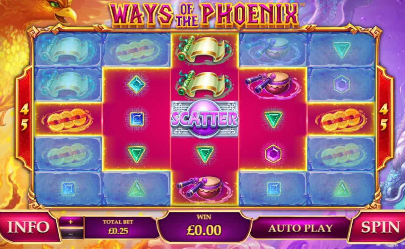 Ways of the Phoenix online slots game by Playtech