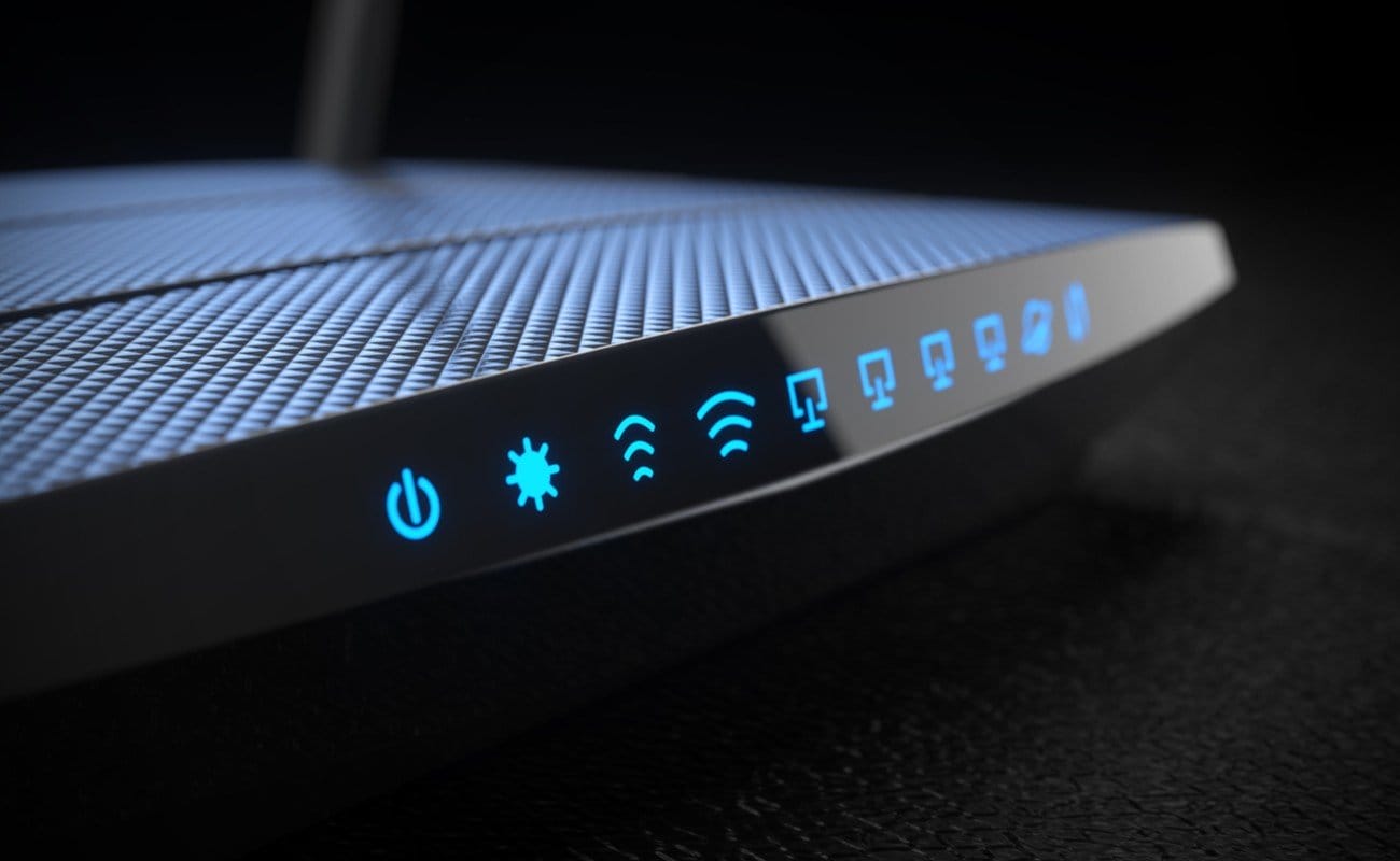 A high-speed internet router.