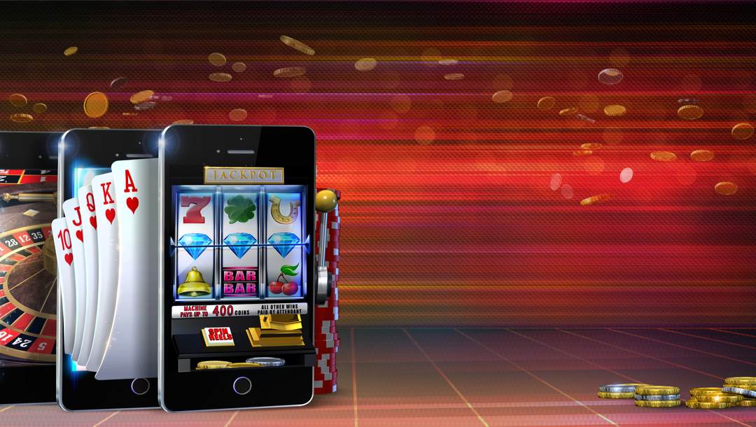 Casino games on smartphones.