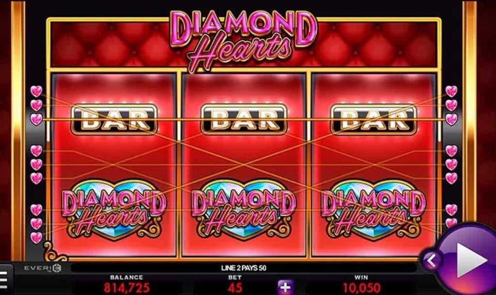The reels of Diamond Hearts.