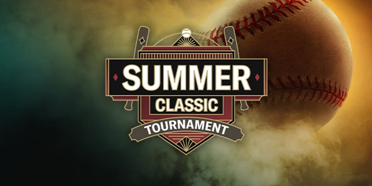BetMGM's Summer Classic Poker Tournament logo on a
