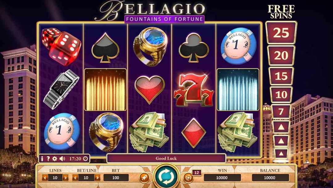 BetMGM Casino Game Exclusive: Bellagio Fountains of Fortune Review – BetMGM