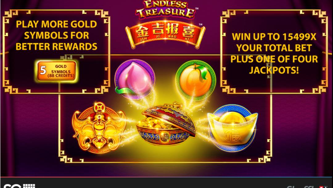Jin Ji Bao Endless Treasure feature screen.