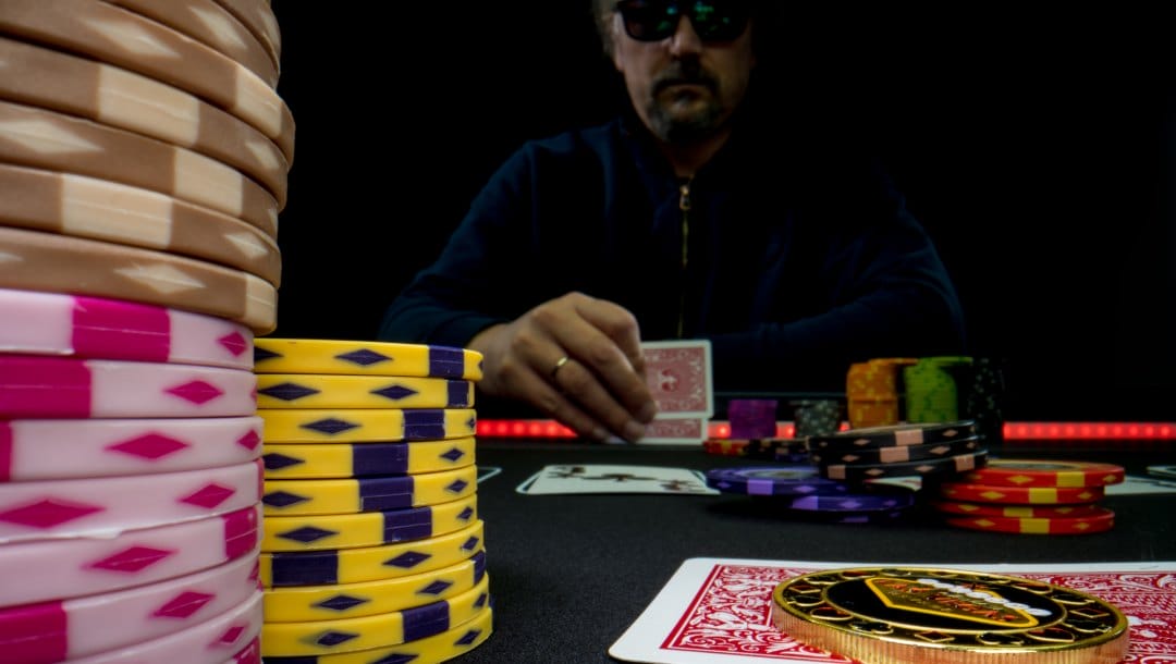 A high-stakes Texas Hold’em poker player.