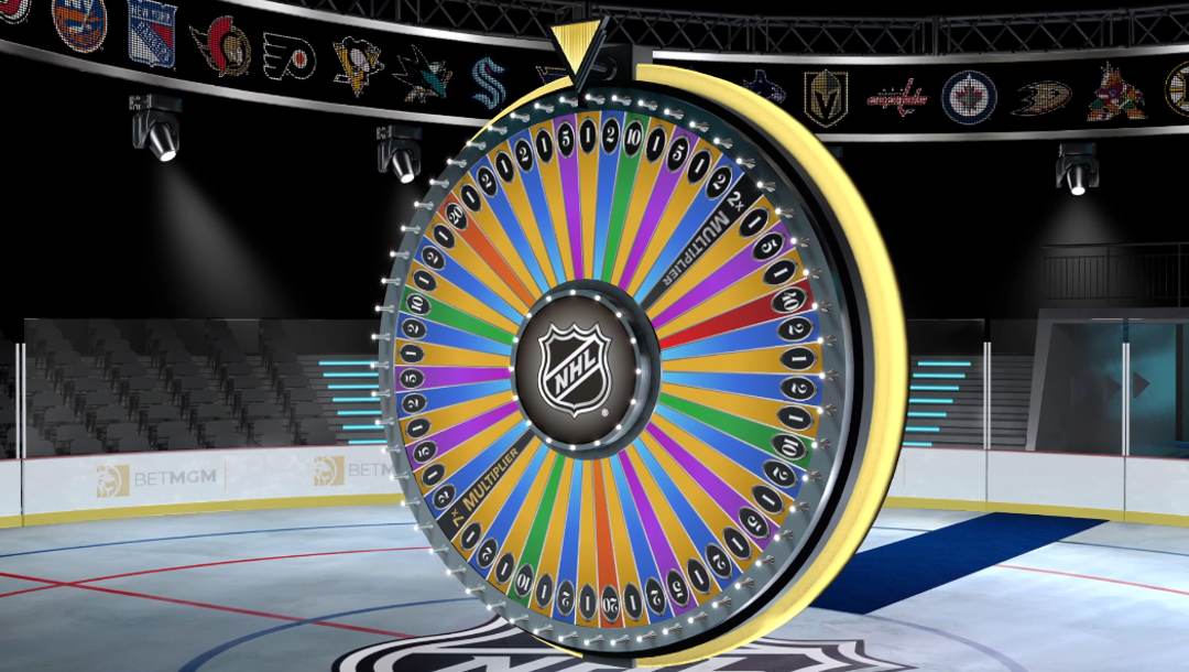 NHL Themed Slot Wheel