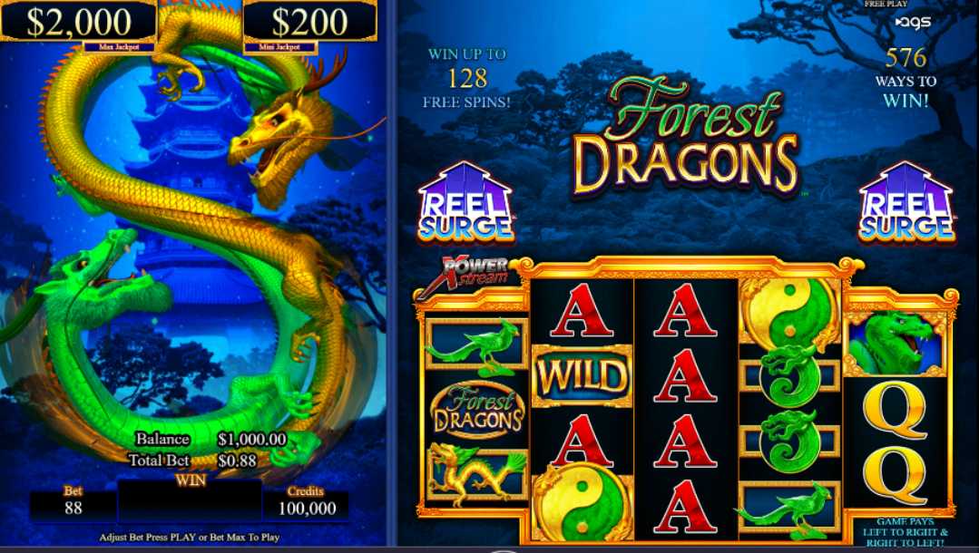 Forest Dragons screenshot.