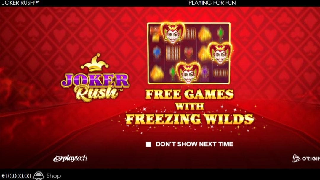 Joker Rush screenshot.