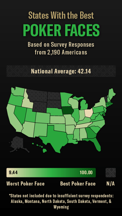 A mobile heatmap showing the states with the best and worst liars
