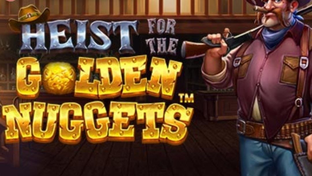 the homepage for the Heist for the Golden Nuggets by Pragmatic online slots game