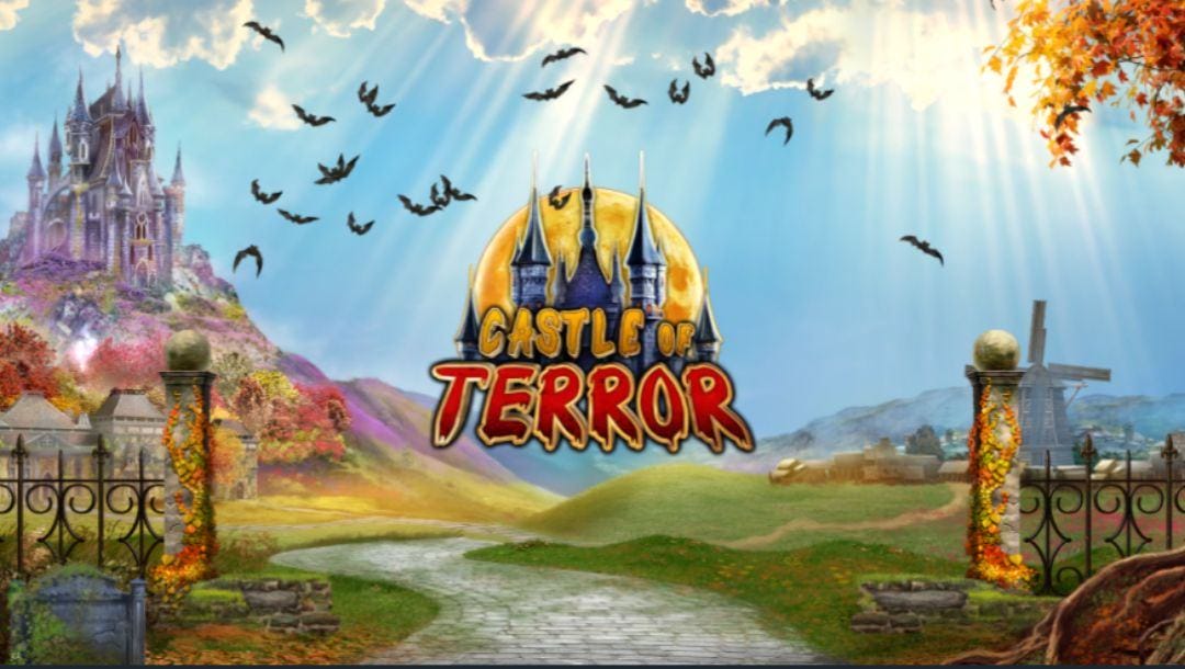 homepage of the Castle of Terror online slot game by Big Time Gaming