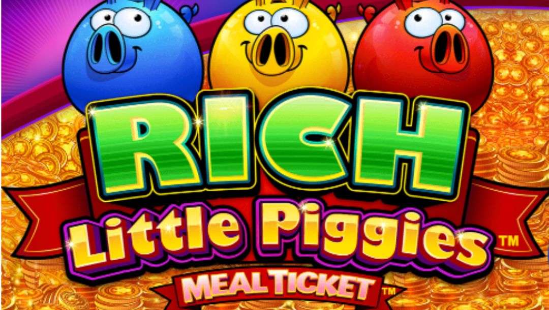 homepage of the Rich Little Piggies Meal Ticket online slot game by Light & Wonder