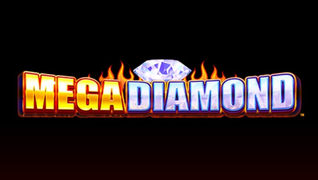 The Mega Diamond slot game logo.