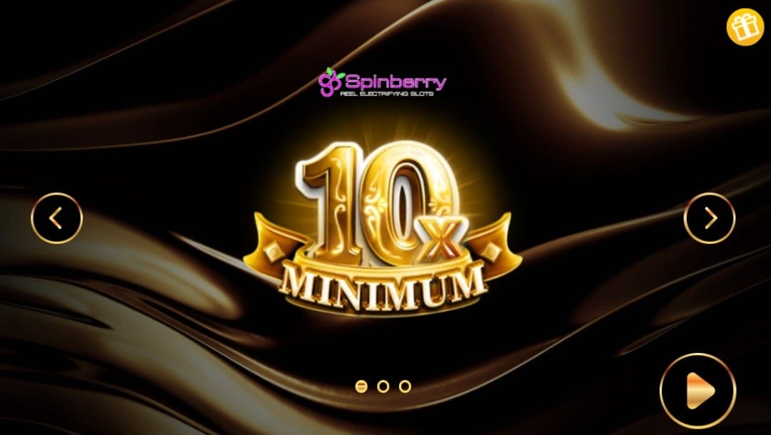 10x Minimum online slot game screenshot.
