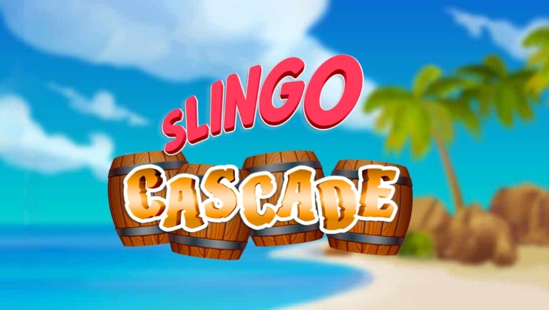 title page of the Slingo Cascade online game by Slingo