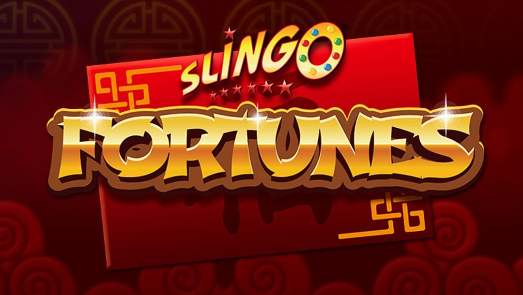 Title screen for Slingo Fortunes