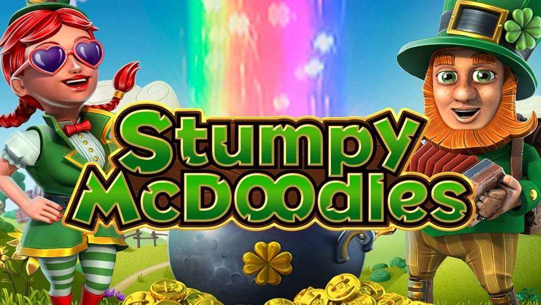 Stumpy McDoodles online slot title screen