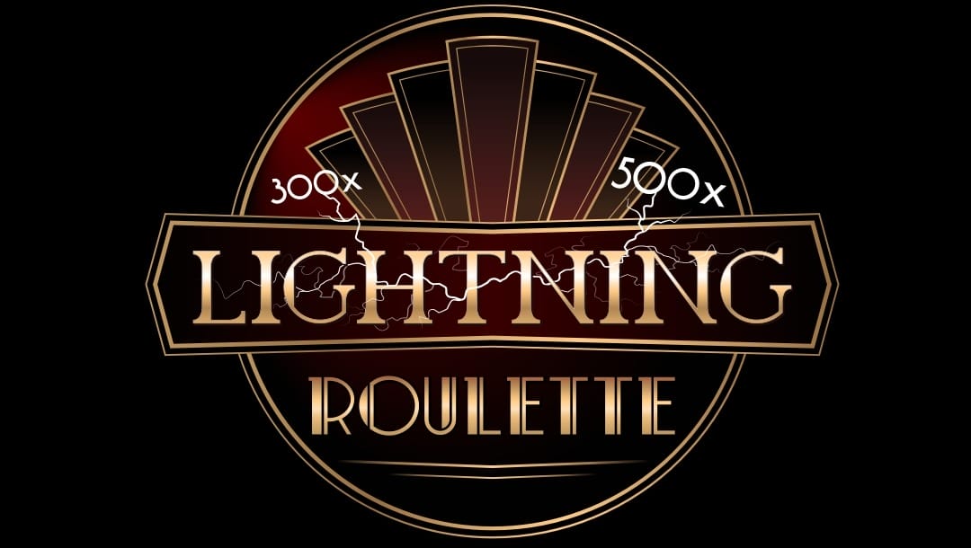 Title logo for Lightning Roulette by Evolution Gaming