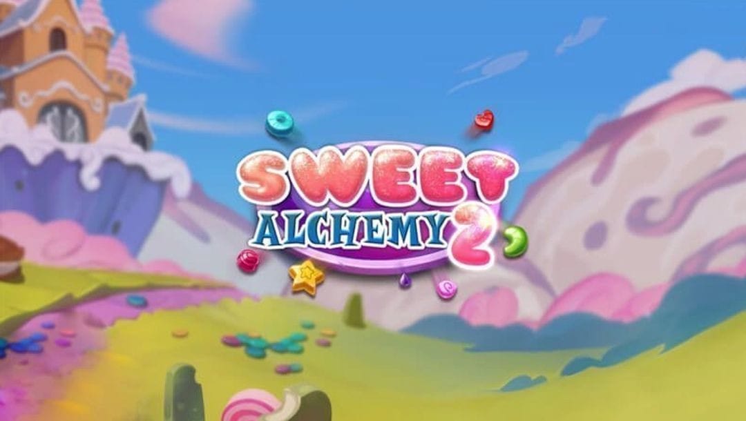 Sweet Alchemy 2 online slot loading screen.