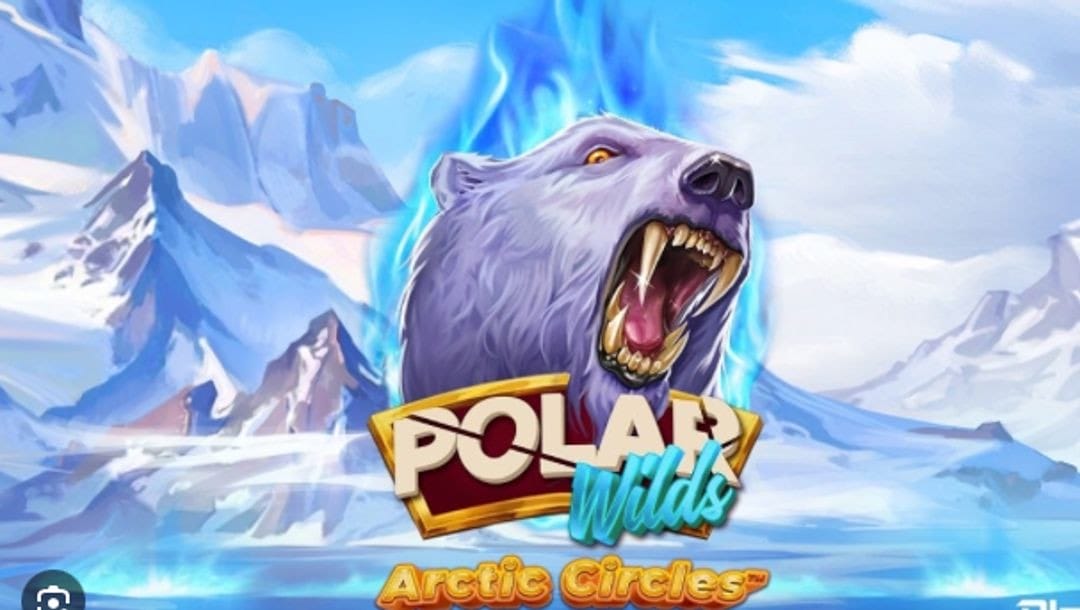 Polar Wilds Arctic Circles online slot loading screen.
