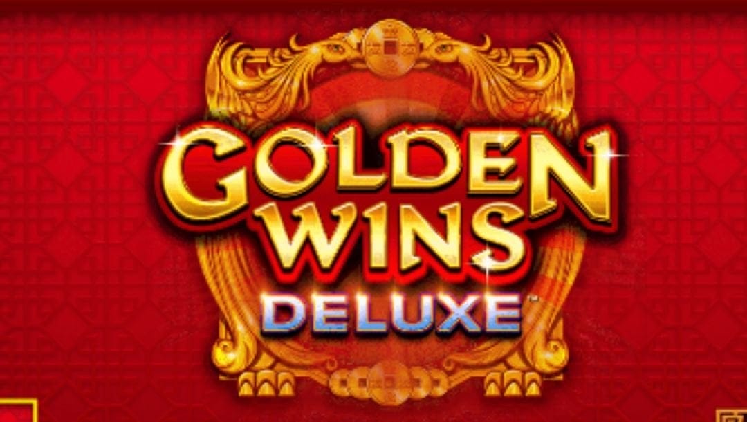 title of the Golden Wins Deluxe online slot game by AGS