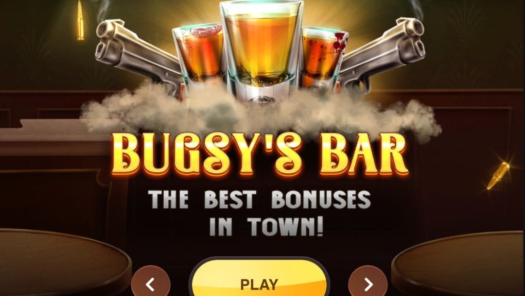 Start screen of Bugsy's Bar by Red Tiger.