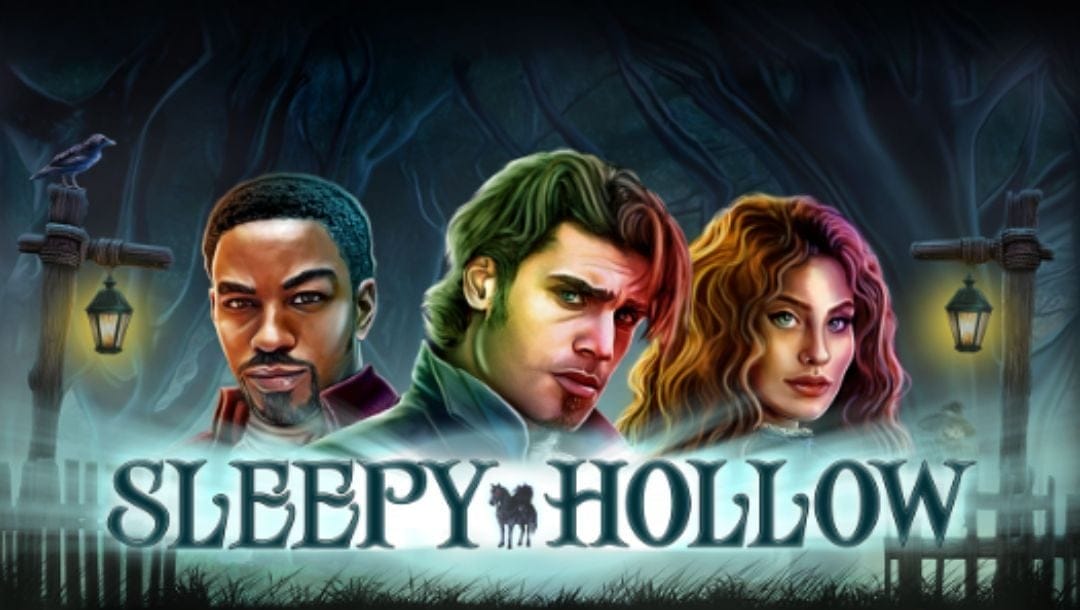 title of the Sleepy Hollow online slot game by IGT
