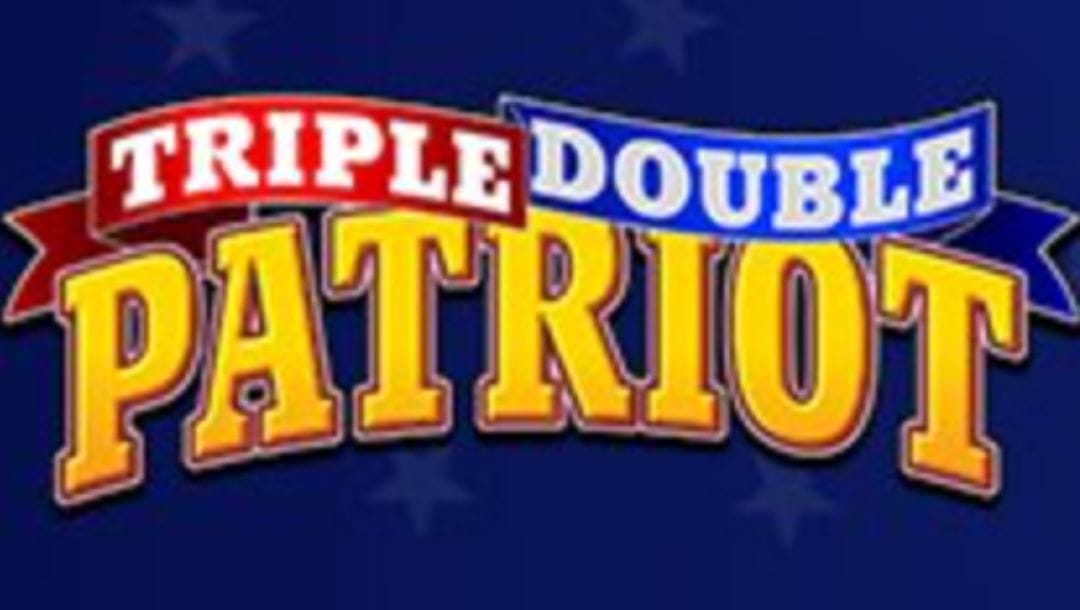title of the Triple Double Patriot online slot game