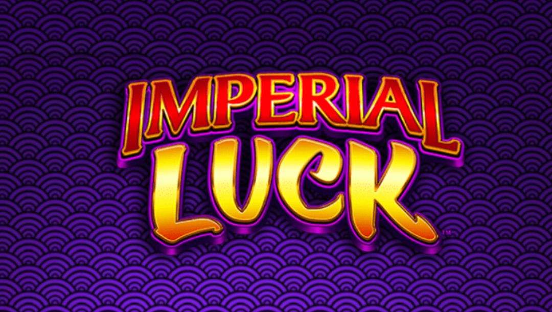 The logo of Imperial Luck, the online slot game by AGS.