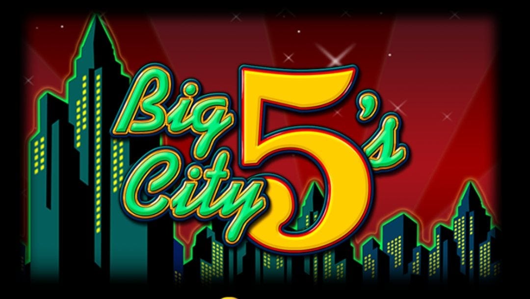 The landing page of the Big City 5’s online slot game.