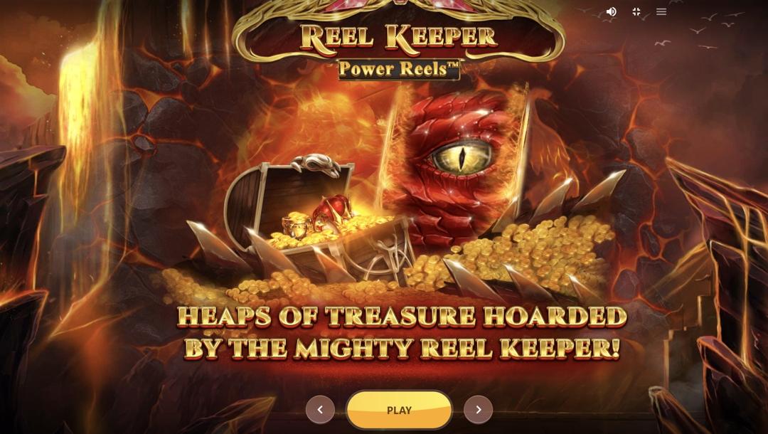 Gameplay in Reel Keeper Power Reels by Red Tiger