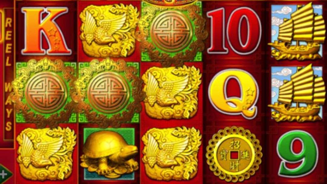 88 Fortunes online slot reel grid.