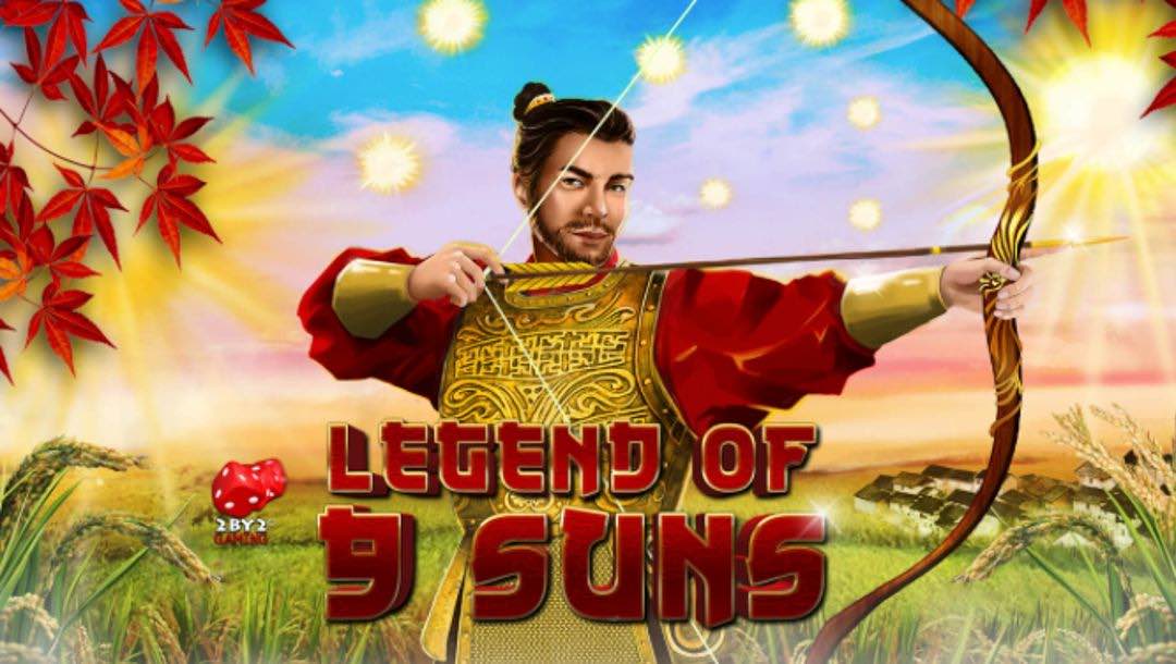 Legend of 9 Suns online slot loading screen.