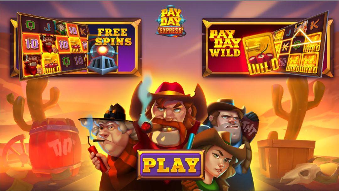 Screenshot of Payday Express online slot game.