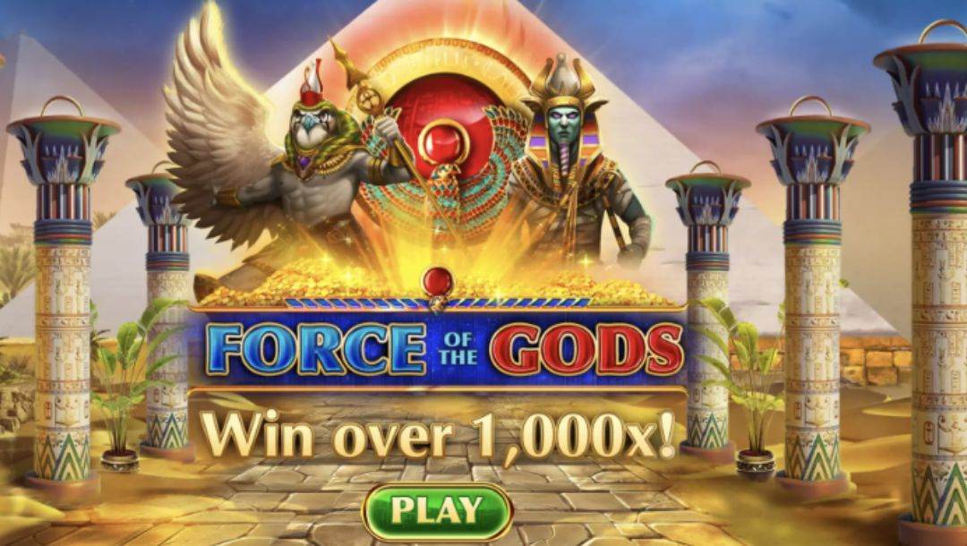 Loading screen to Force of the Gods by Pariplay.