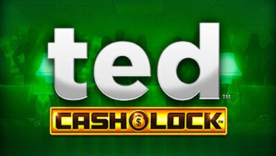 Title of the Ted Cash Lock online slot game by White Hat.