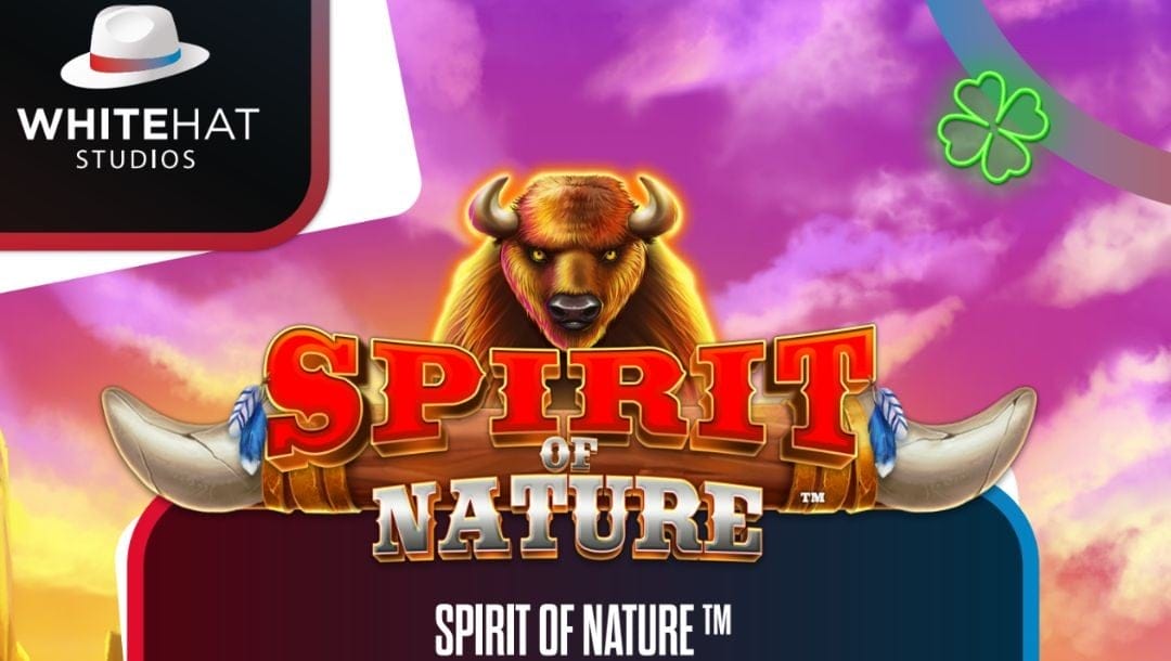 The logo of the Spirit of Nature online slot by White Hat Studios.