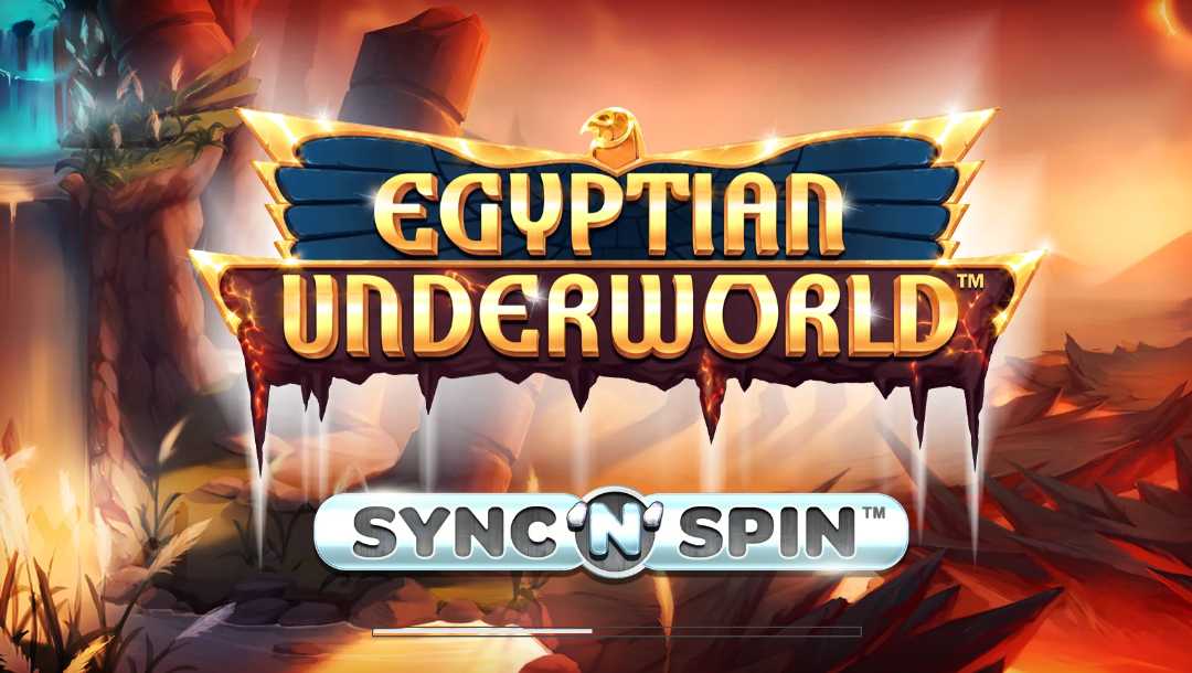 The title screen for Egyptian Underworld online slot