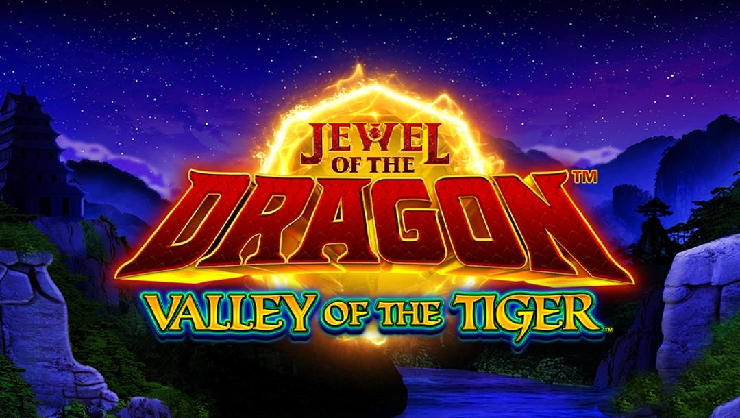 Title page in online slot Jewel of the Dragon Valley of the Tiger by Scientific Games/Light and Wonder