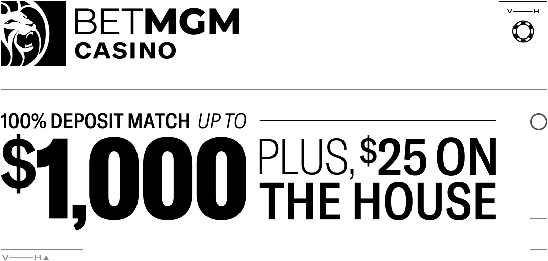 100% Deposit match up to 1000$ plus 25 $ on the house