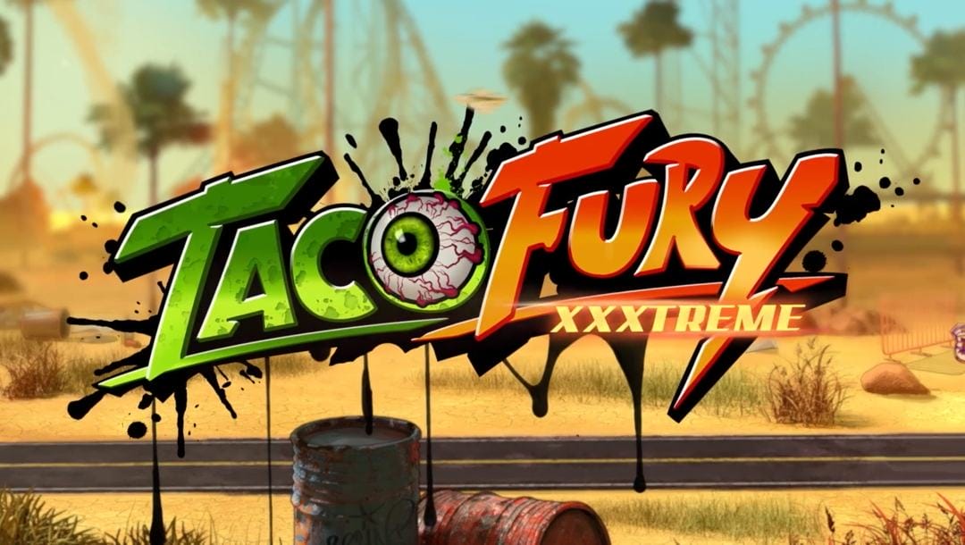 Title page in online slot Taco Fury XXXTreme by NetEnt